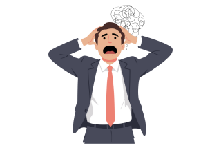 焦っている担当者